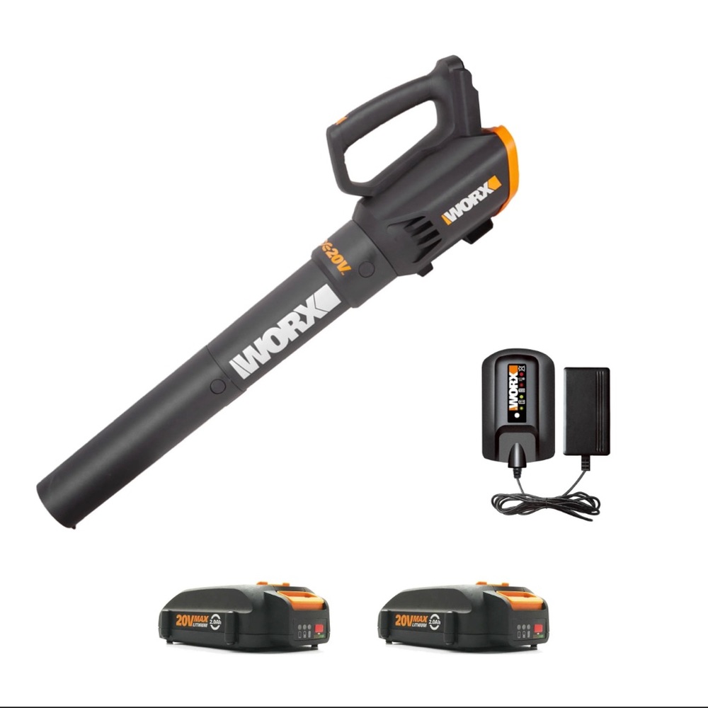 WORX 20V Turbine Cordless Two-Speed Leaf Blower Power Share (Tool Only)
